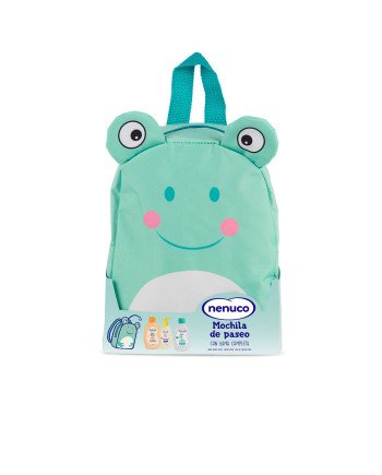 MOCHILA RANITA ESTUCHE 4 pz