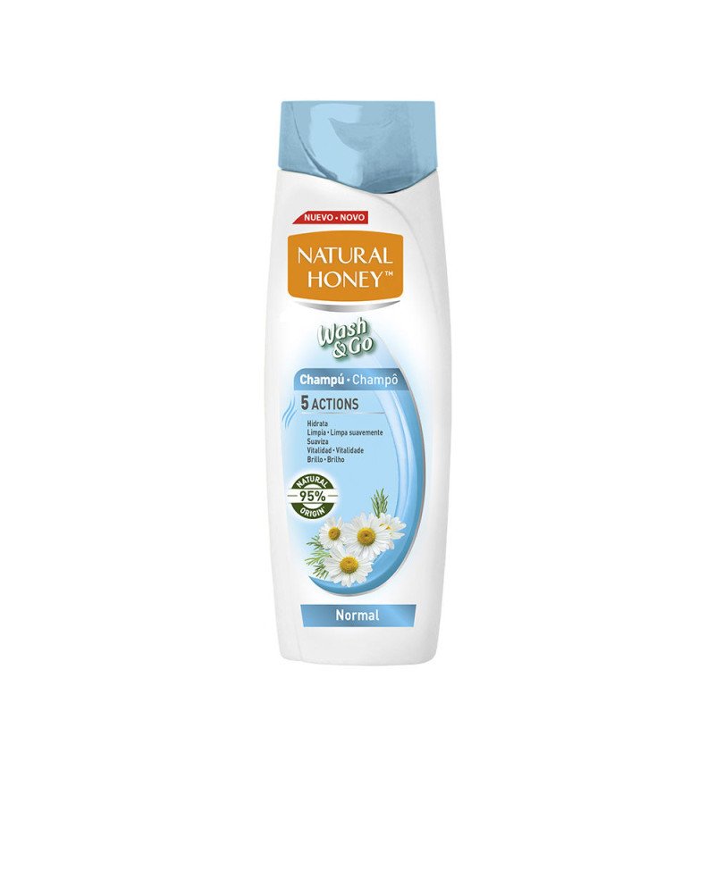WASH & GO champú normal 400 ml