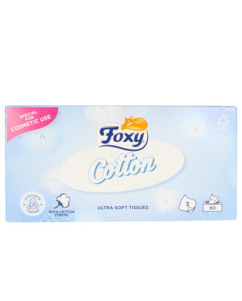 FACIAL COTTON pañuelos ultra suaves 90 u