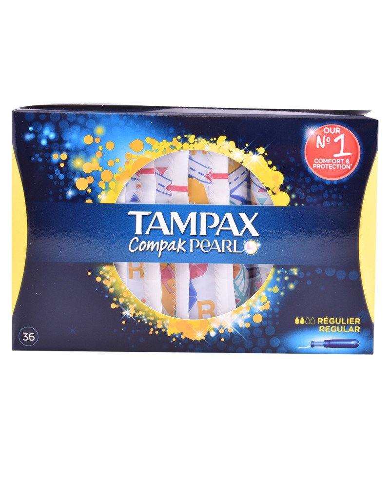 TAMPAX PEARL COMPAK tampón regular 36 uds