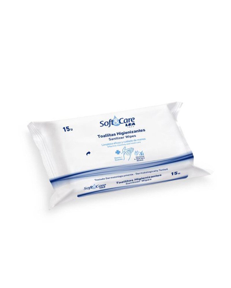 Lea Soft&Care Toallitas Higienicas Piel Sensible 15Un