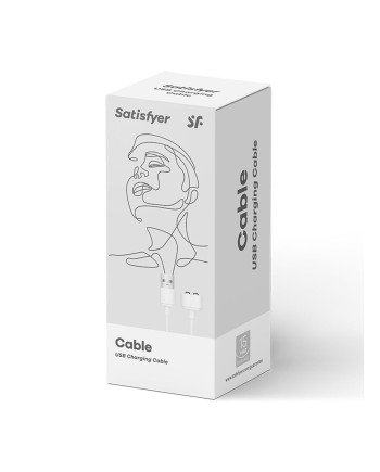 Satisfyer Usb Cable Cargador Blanco 1Un