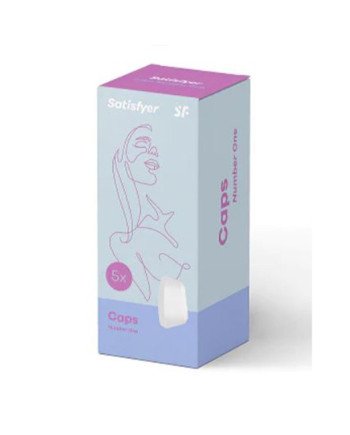Satisfyer Caps Number One Funda Vibrador Pack 5Un