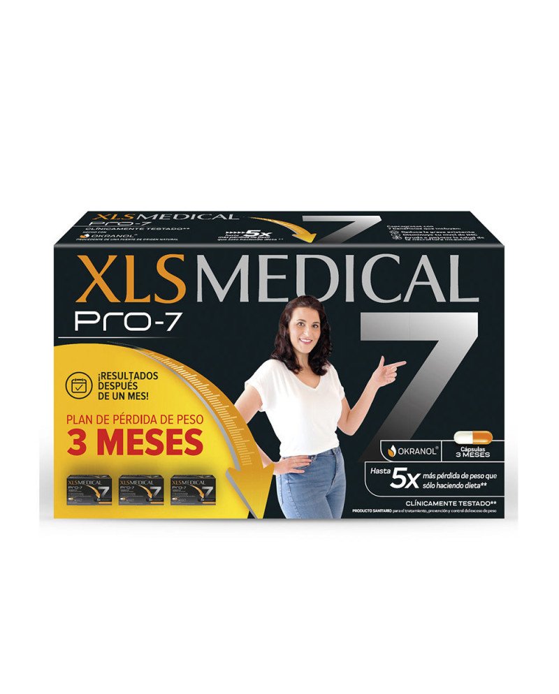 XLS MEDICAL PRO-7 CAPTAGRASAS PACK 540 cápsulas