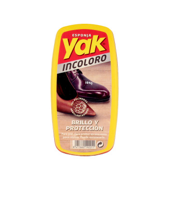 YAK esponja calzado autobrillante incolora 1 u