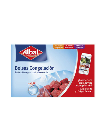 BOLSAS CONGELACION 3 TAMAÑOS triple capa 45 u
