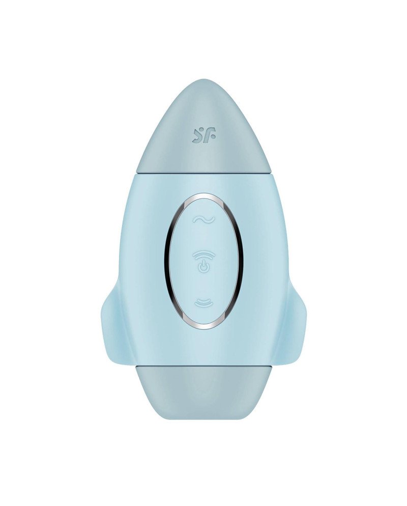 Satisfyer Mission Control Double Air Pulse Vibrador Azul 1Un