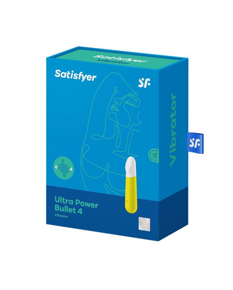 Satisfyer Ultra Power Bullet 4 Vibrador Amarillo 1Un
