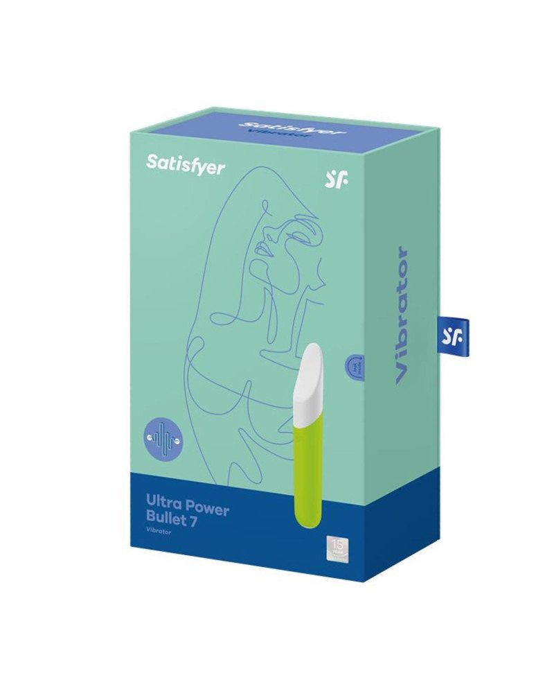 Satisfyer Ultra Power Bullet 7 Vibrador Verde 1Un