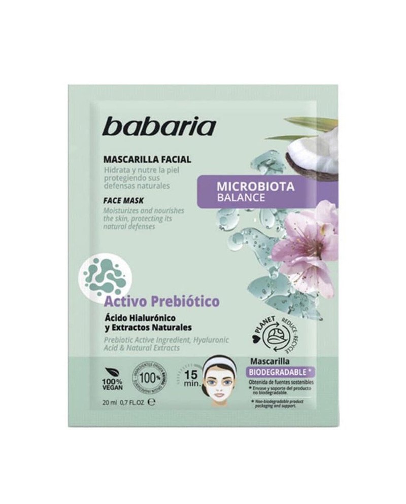 Babaria Acido Hyaluronico Mascarilla Facial Microbiota 20Ml