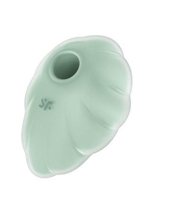 Satisfyer Cloud Dancer Clitoral Double Air Pulse Vibrador Menta 1Un