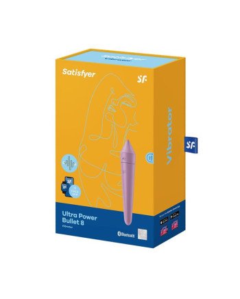 Satisfyer Ultra Power Bullet 8 Vibrador Lila 1Un