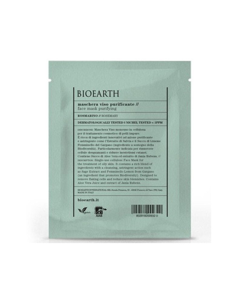 Bioearth Purificante Mascarilla Facial Romero 1Un