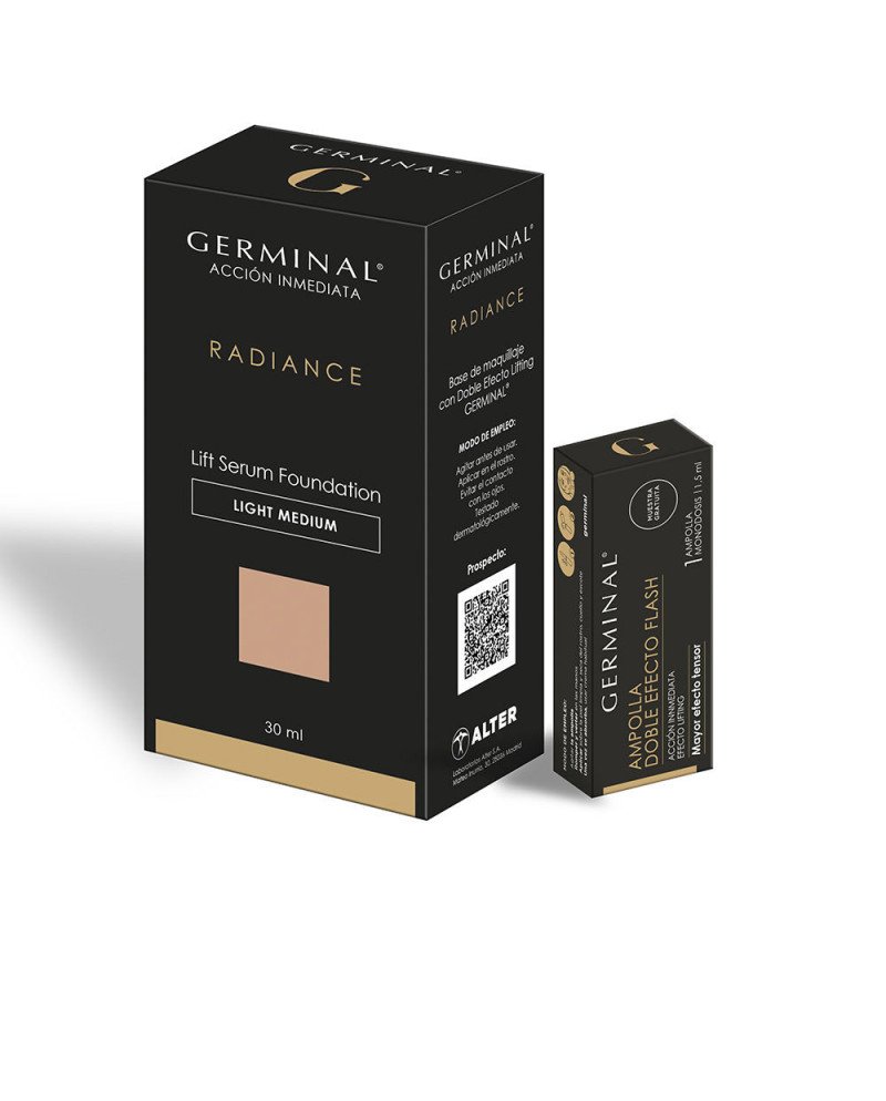 ACCIÓN INMEDIATA RADIANCE BASE DE MAQUILLAJE ESTUCHE 2 pz