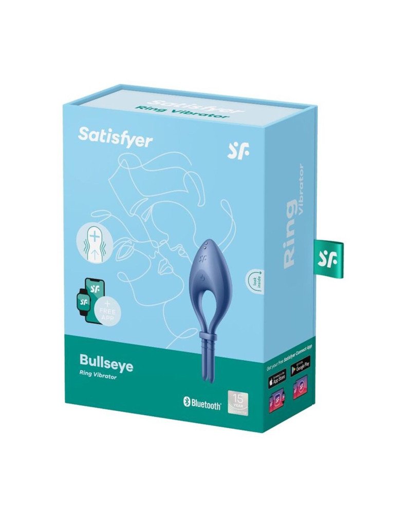 Satisfyer Bullseye Anillo Vibrador Azul 1Un