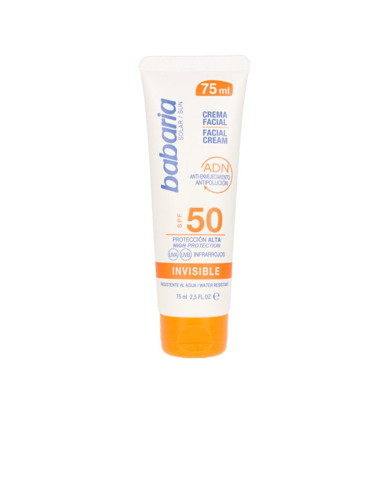SOLAR ADN INVISIBLE crema solar facial SPF50 75 ml