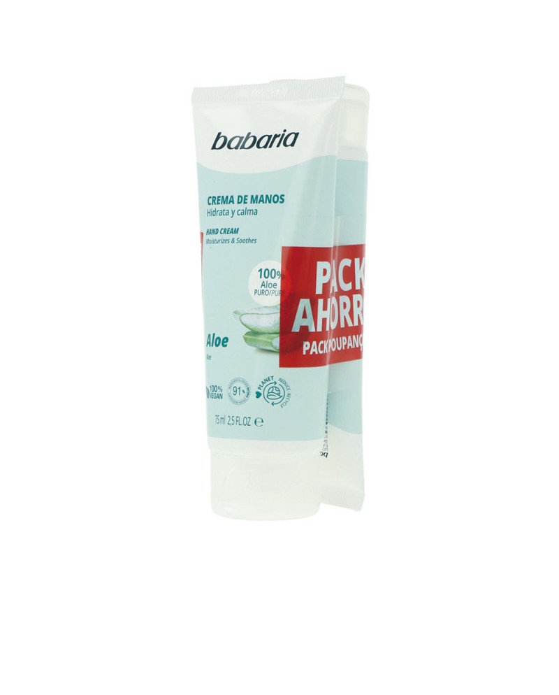 ALOE VERA CREMA MANOS LOTE 2 x 75 ml