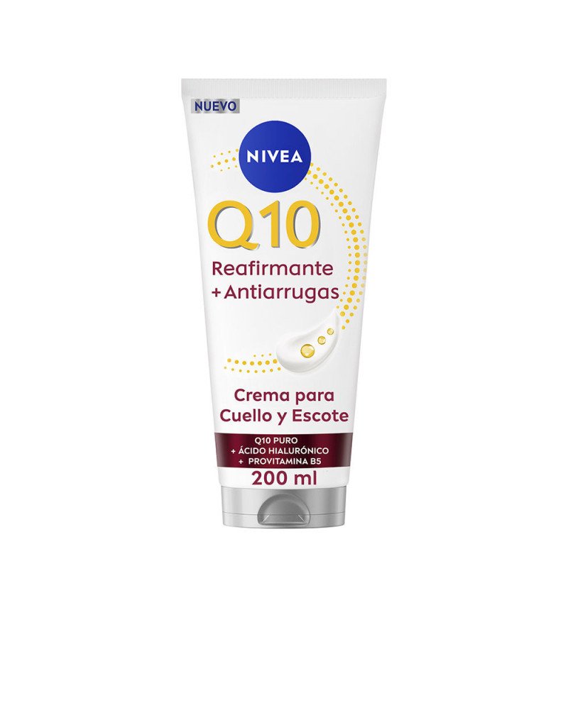 Q10+ REAFIRMANTE crema antiarrugas cuello y escote 200 ml