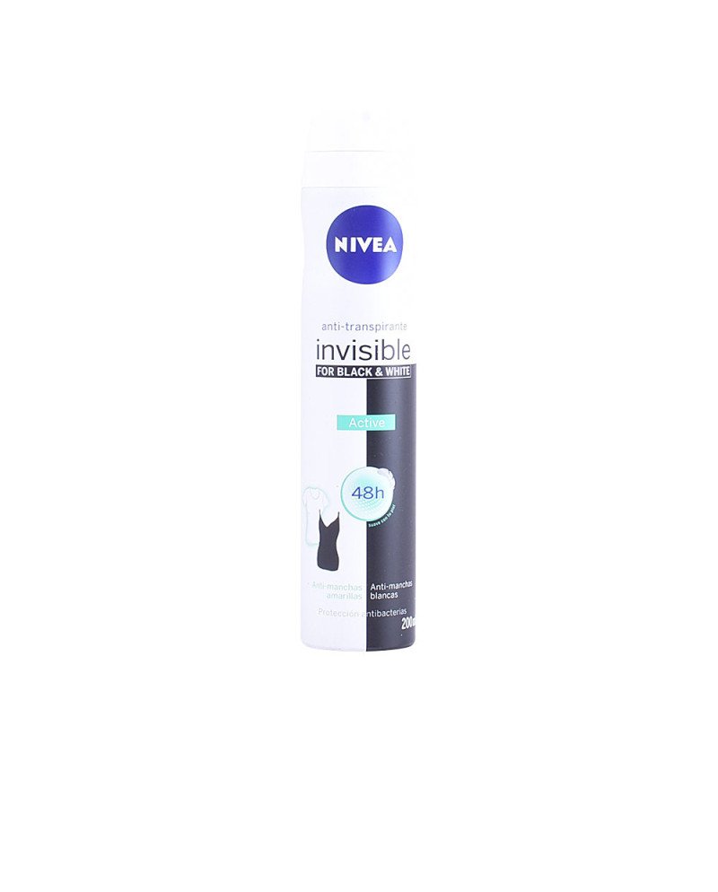 BLACK & WHITE INVISIBLE ACTIVE desodorante vaporizador 200 ml