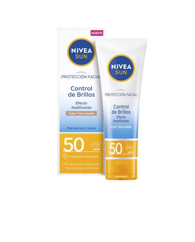 SUN CONTROL BRILLOS facial matificante medio SPF50 40 ml