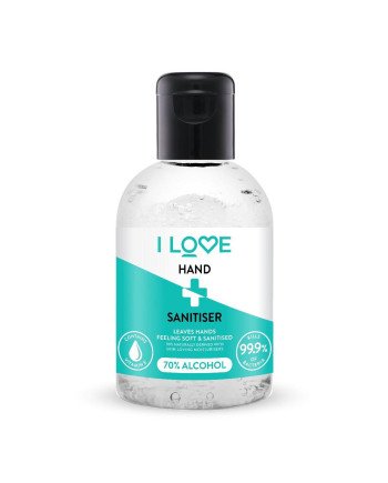 I Love Hand Sanitisser Gel Higienizante Manos 70% Alcohol 100Ml