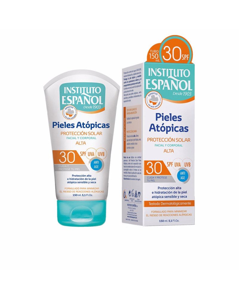 PIEL ATÓPICA protección solar facial y corporal SPF30 150 ml