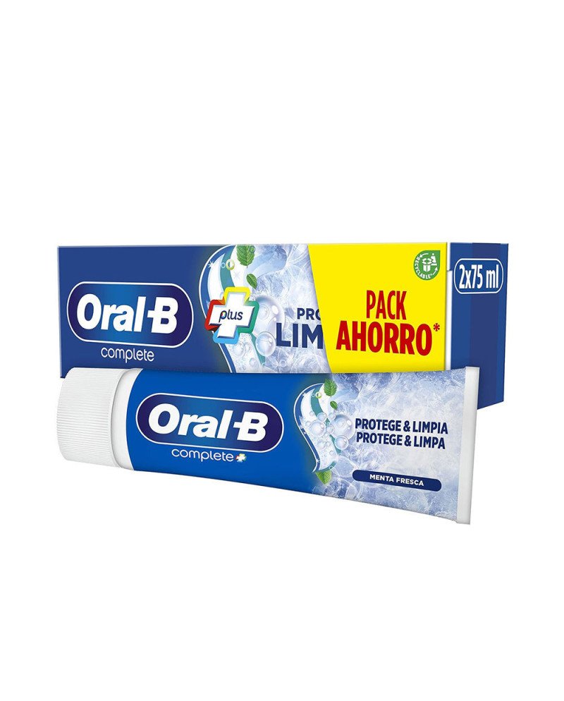 COMPLETE PLUS dentífrico protege & limpia pack 2 x 75 ml