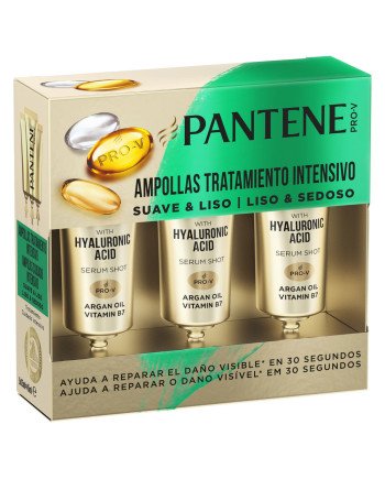 PANTENE SUAVE & LISO ampollas 3 x 15 ml