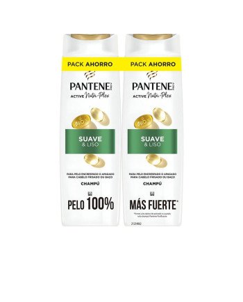 PANTENE SUAVE Y LISO CHAMPÚ LOTE 2 x 325 ml