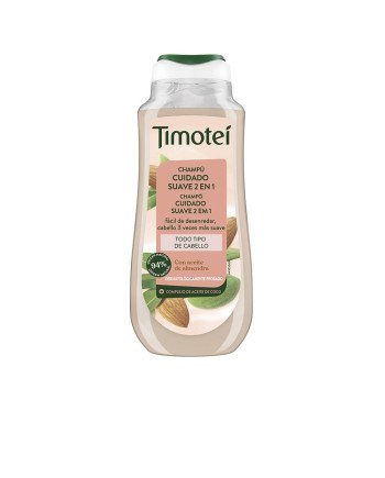 TIMOTEI champú cuidado suave 2 en 1 con aceite de almendra y coco para todo tipo de cabello 300 ml