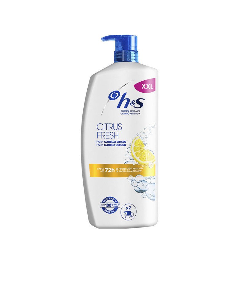 H&S CITRUS FRESH champú anticaspa cabellos grasos dosificador 1000 ml