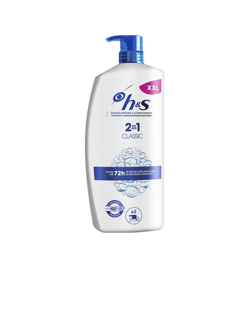 H&S CLÁSICO champú anticaspa y acondicionador 2en1 dosificador 1000 ml