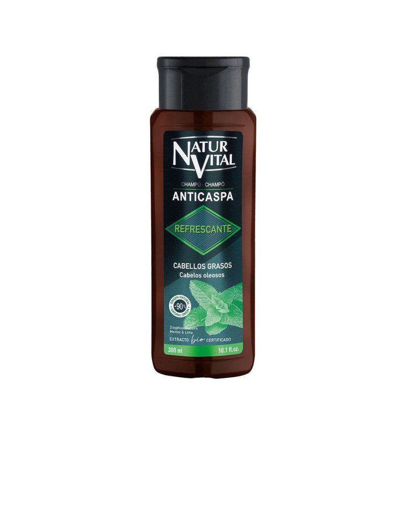 CHAMPÚ ANTICASPA REFRESCANTE MEN cabello graso 300 ml