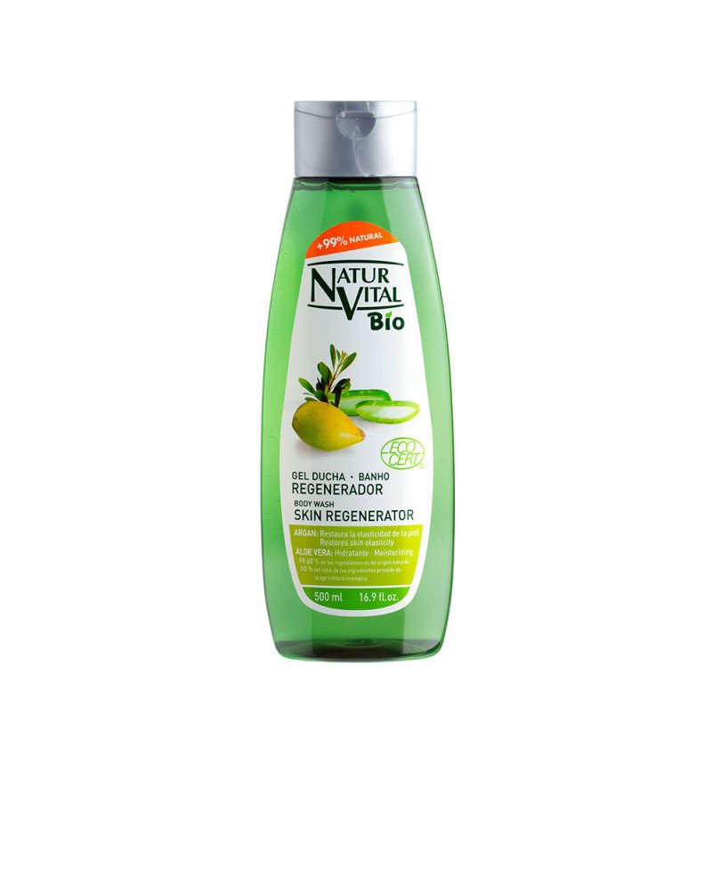 GEL DUCHA BIO ECOCERT regenerador argán & aloe vera 500 ml
