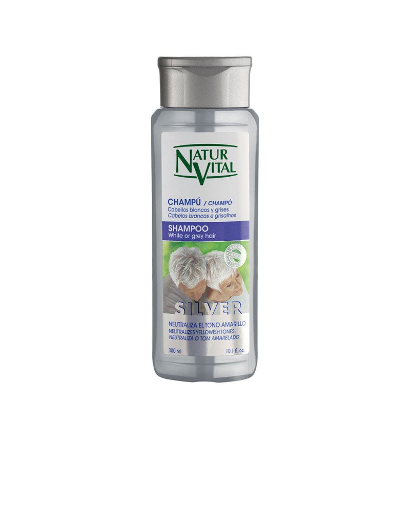 CHAMPÚ SILVER cabello blanco y gris 300 ml