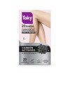 CARBON ACTIVADO bandas cera corporales depilatorias 20 u