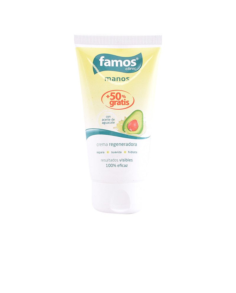 FAMOS crema manos regeneradora aceite de aguacate 75 ml