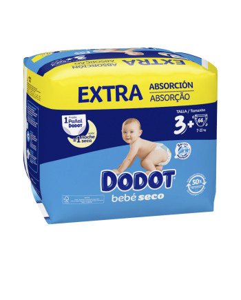 DODOT ETAPAS EXTRA talla 3 pañales 7-11 kg  66 u