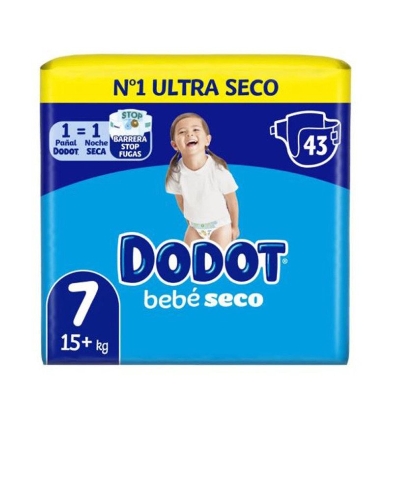 DODOT ETAPAS talla 7 pañales 15-24 kg 43 u