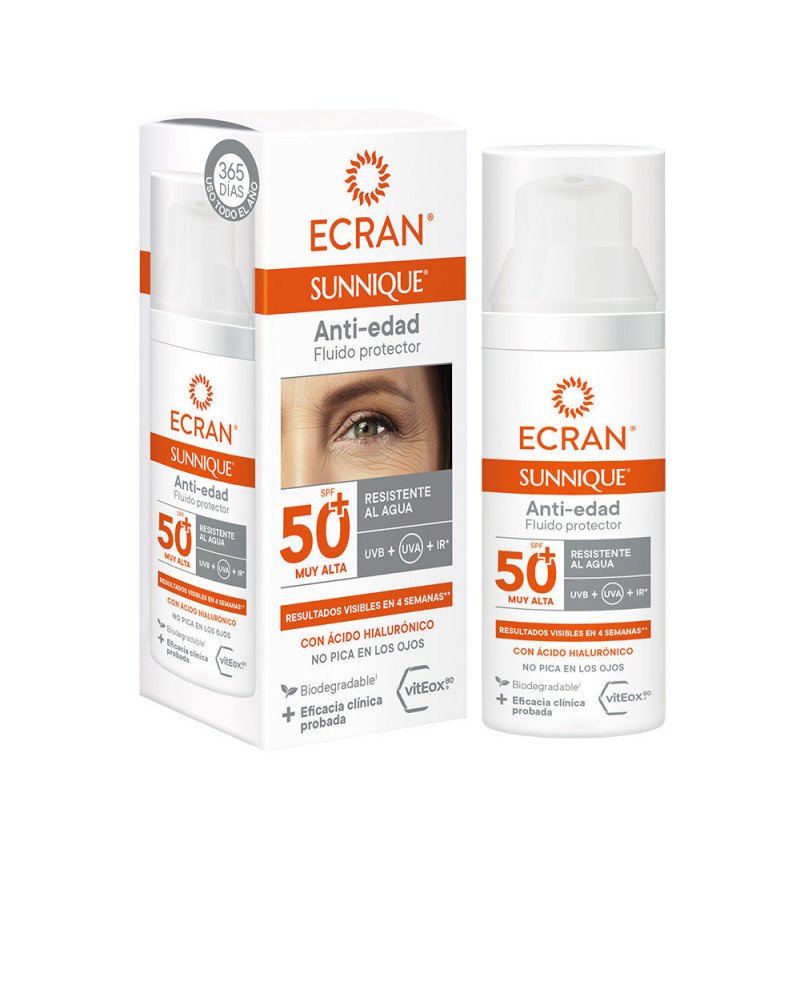 ECRAN SUNNIQUE anti-edad facial SPF50+ 50 ml
