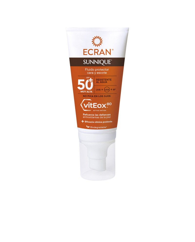 ECRAN SUNNIQUE fluido protector facial SPF50+ 50 ml