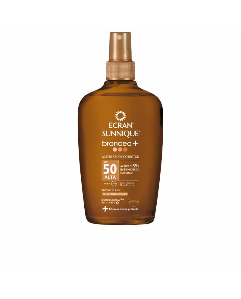 ECRAN SUNNIQUE BRONCEA+ aceite vapo SPF50 200 ml