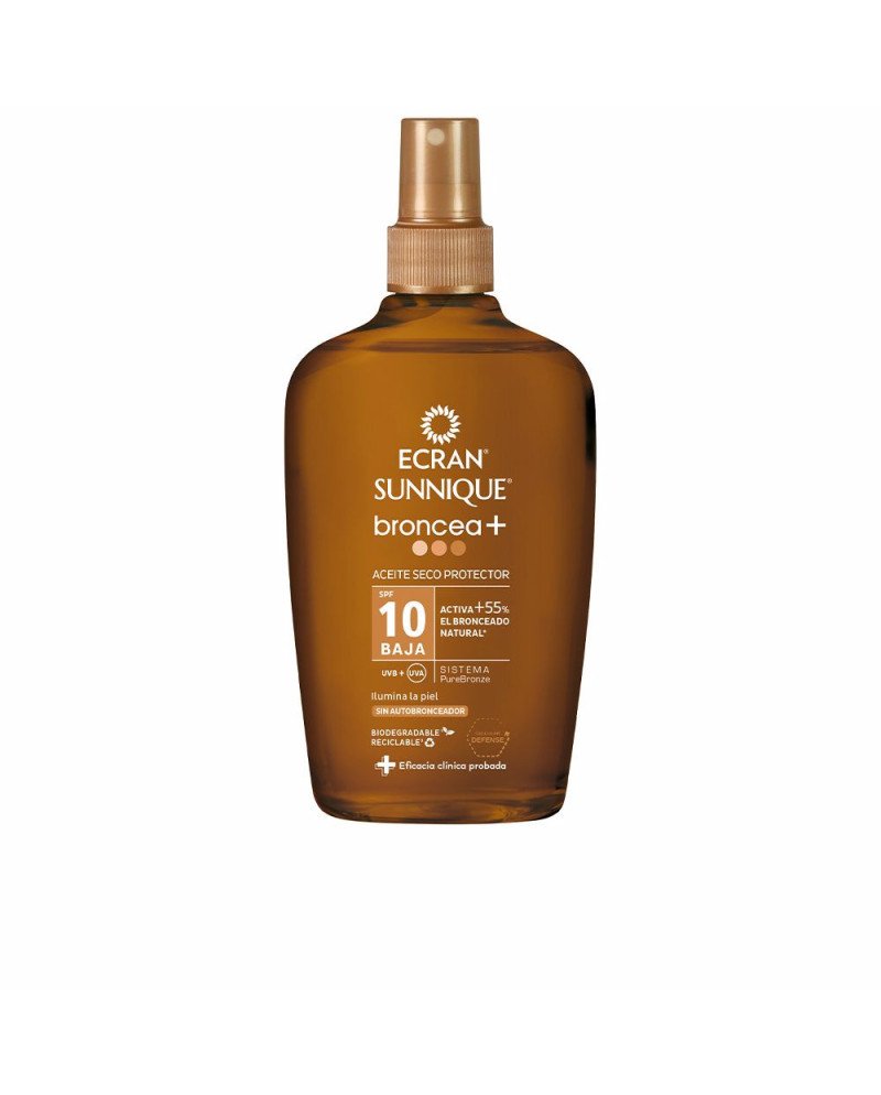 ECRAN SUNNIQUE BRONCEA+ aceite vapo SPF10 200 ml