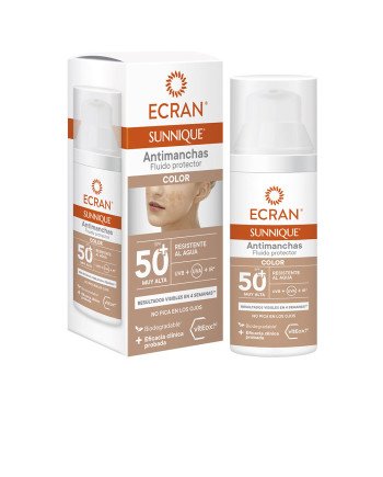 ECRAN SUNNIQUE antimanchas facial color SPF50+ 50 ml
