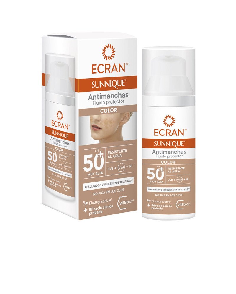 ECRAN SUNNIQUE antimanchas facial color SPF50+ 50 ml