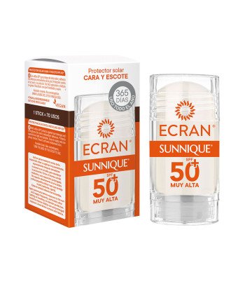 ECRAN SUNNIQUE cara y escote SPF50+ stick 30 ml