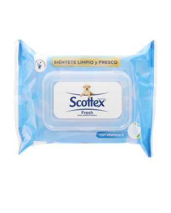 SCOTTEX papel higiénico húmedo original 74 u