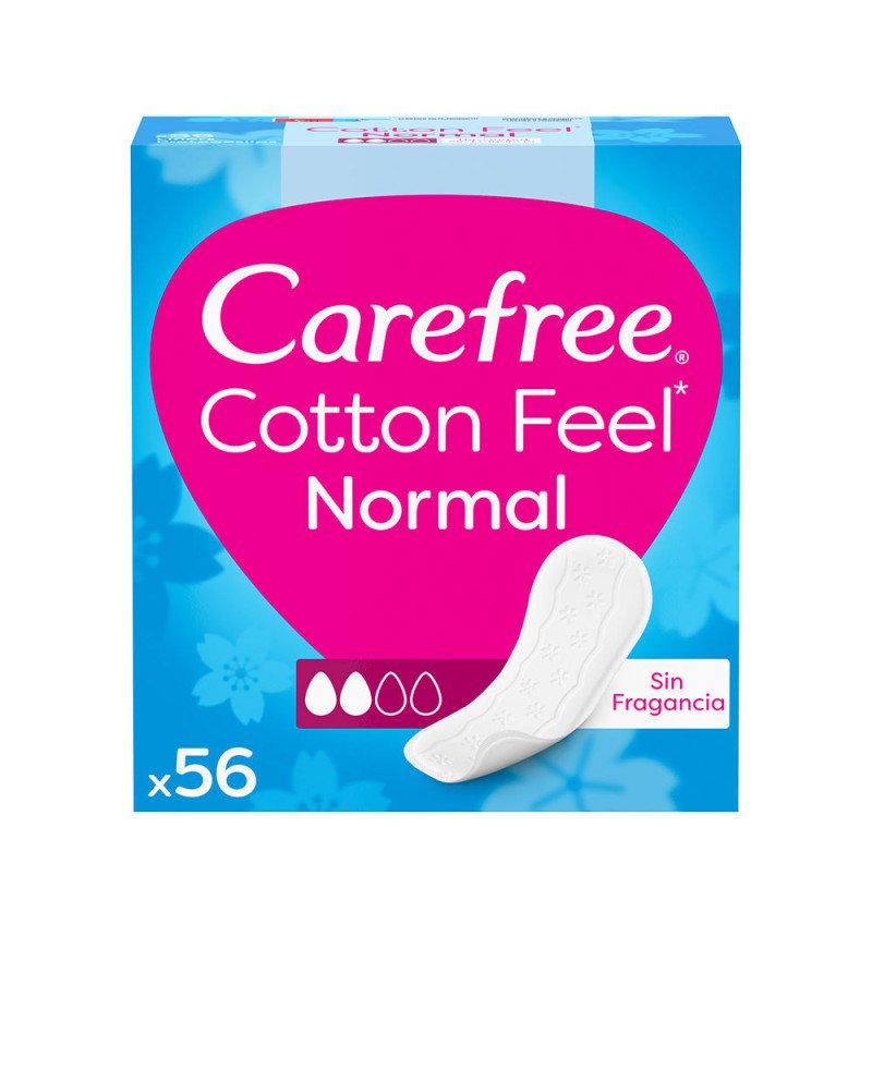 CAREFREE COTTON protector sin fragancia 56 u