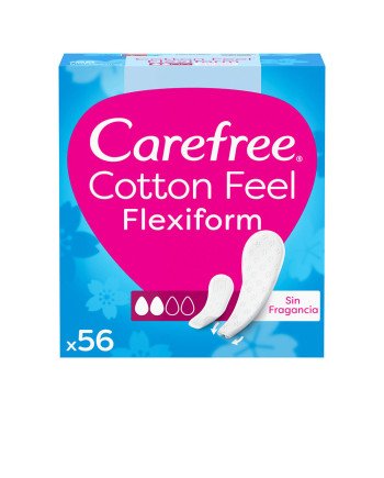 CAREFREE FLEXIFORM protector cotton sin perfume 56 u