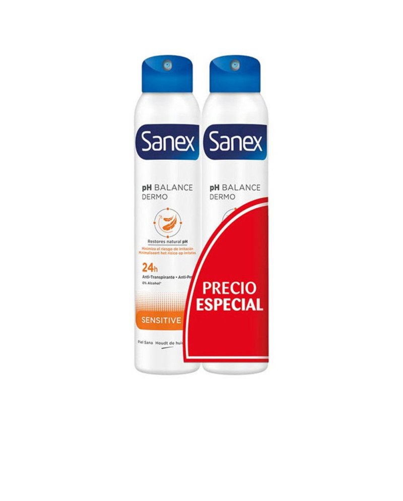DERMO SENSITIVE desodorante vaporizador dúo 2 x 200 ml